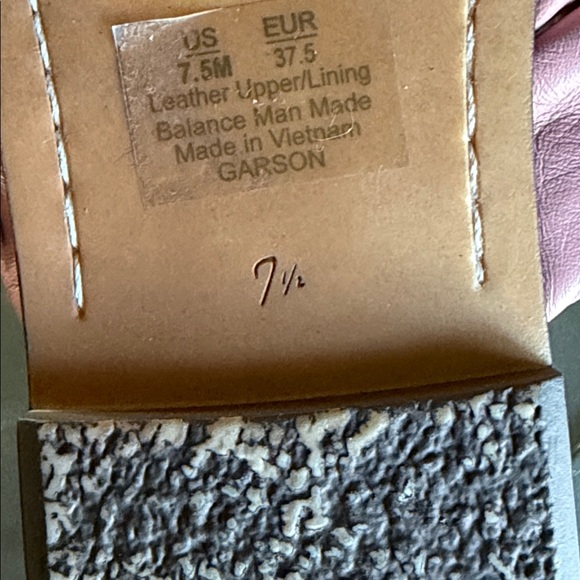 SAM EDELMAN Garson Pink Knotted Leather Slide Sandals Women’s Size 7.5 - Picture 13 of 16